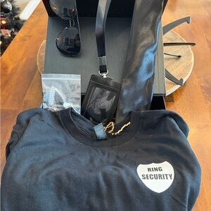 Black Ring Security T-Shirt and Accessories Set